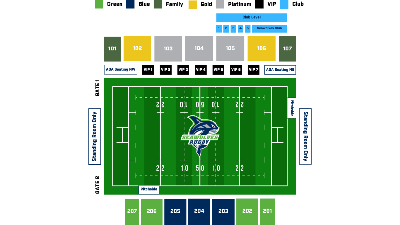 2025 Season Ticket Map Starfire Stadium